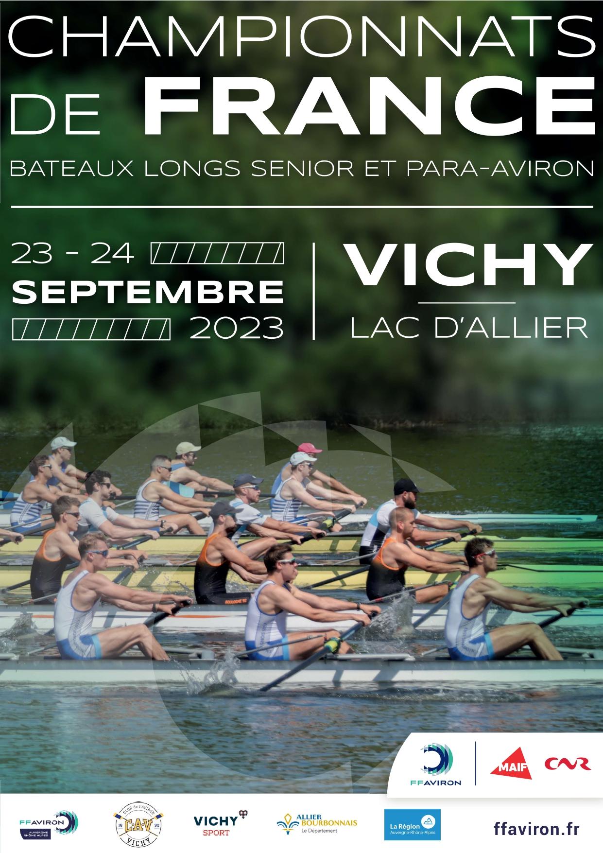Affiche championnats de france aviron