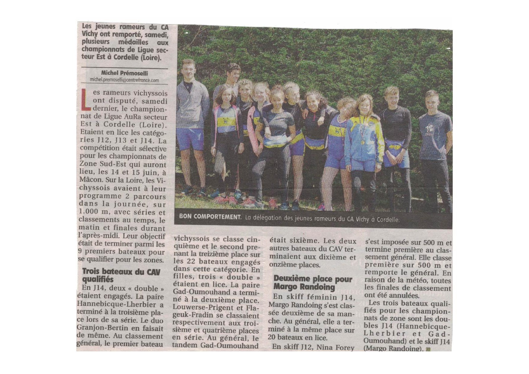 Article la montagne 23 mai 2019