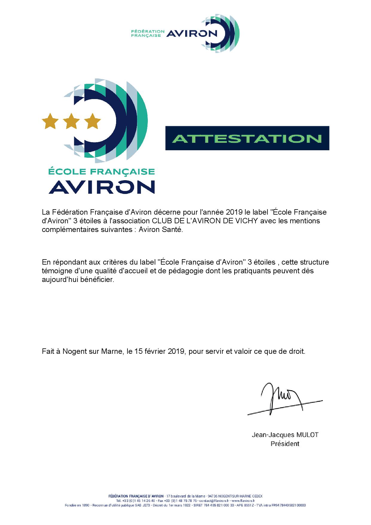 Attestationlabel 3655 03003 2019